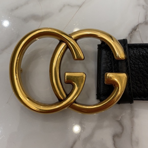 Gucci woman’s leather GG belt - Picture 4 of 5